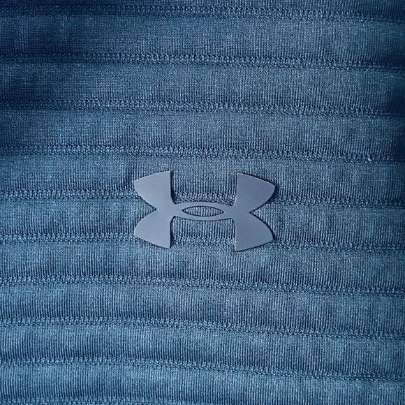 Under Armour Men's Sweater Daytona Golf Storm 1/4 Zip Fleece Pullover Blue Large - Picture 3 of 13